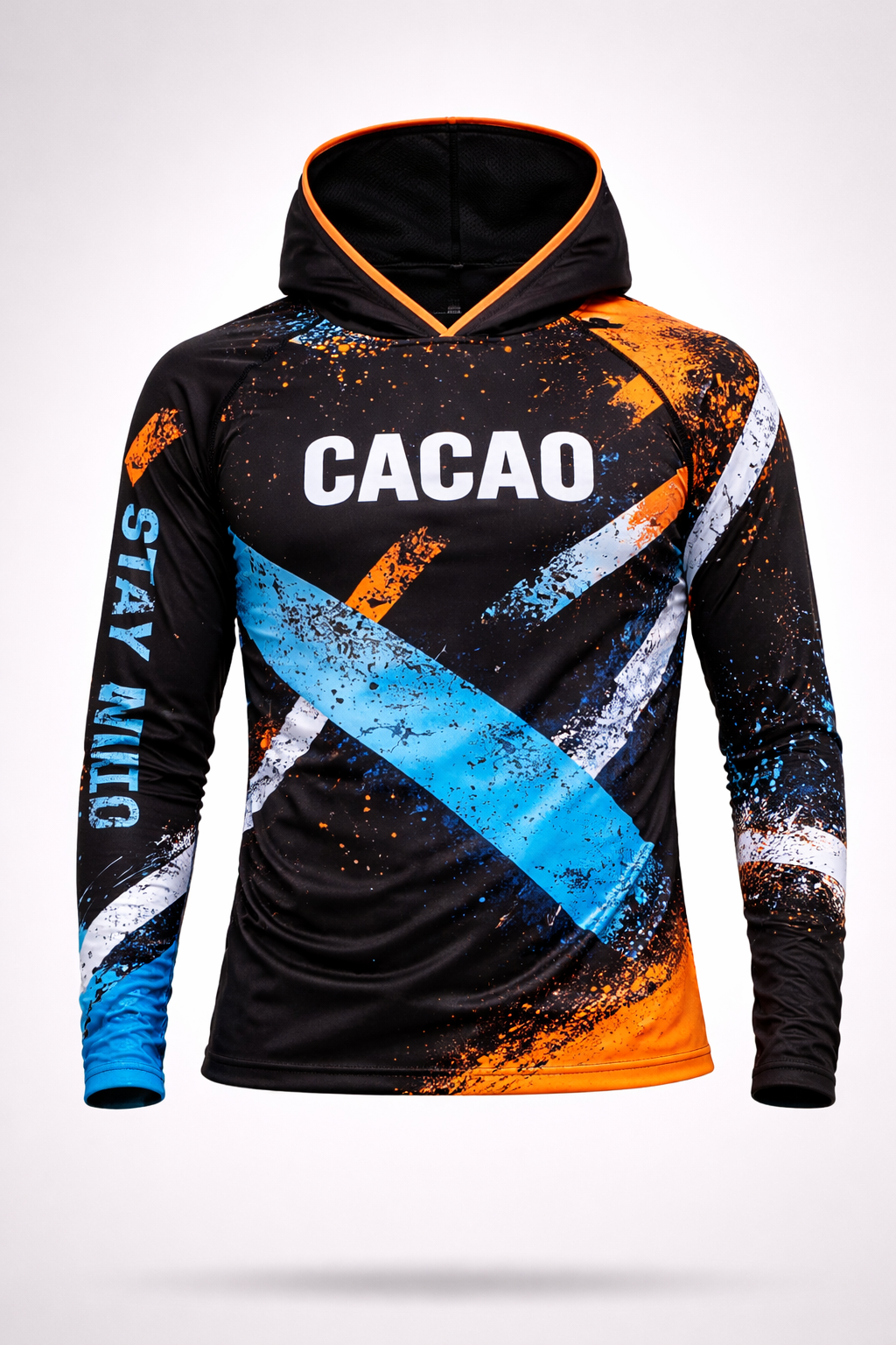 Ανδρικό rashguard Blue Spirit CACAO Beachwear™️ με προστασία UV