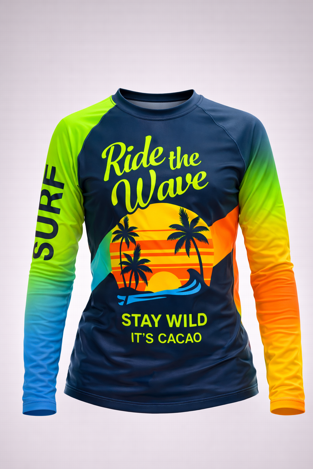 Παιδικό rashguard Beach Rider CACAO Beachwear™️ με προστασία UV