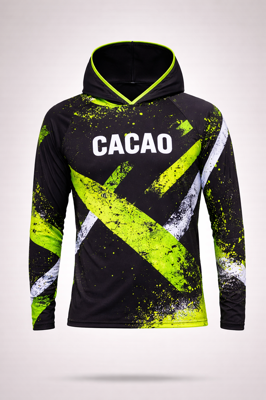 Ανδρικό rashguard CACAO Beachwear™️ Blue Spirit Coral με προστασία UV