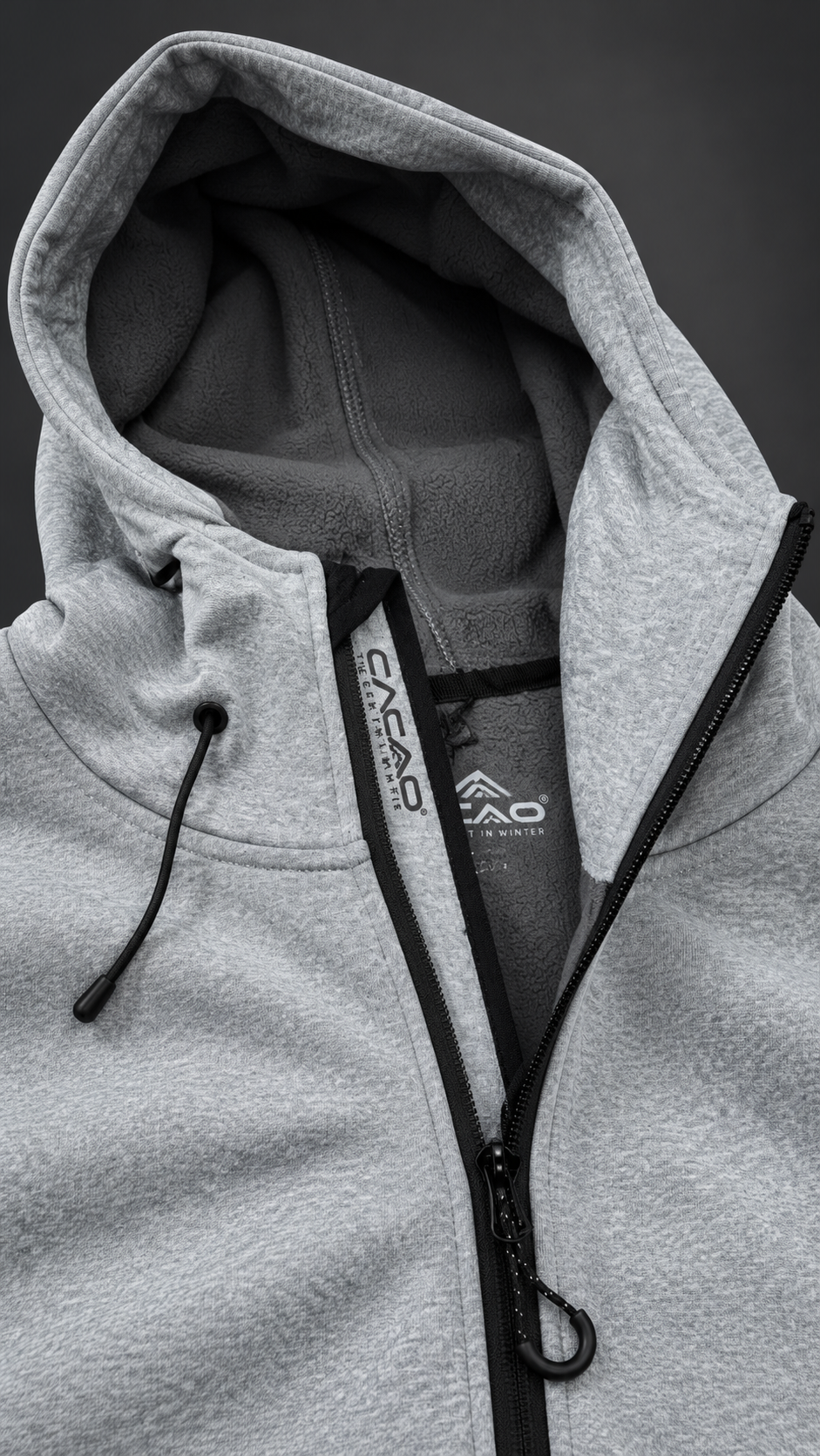 Men’s Softshell Jacket – Light Grey
