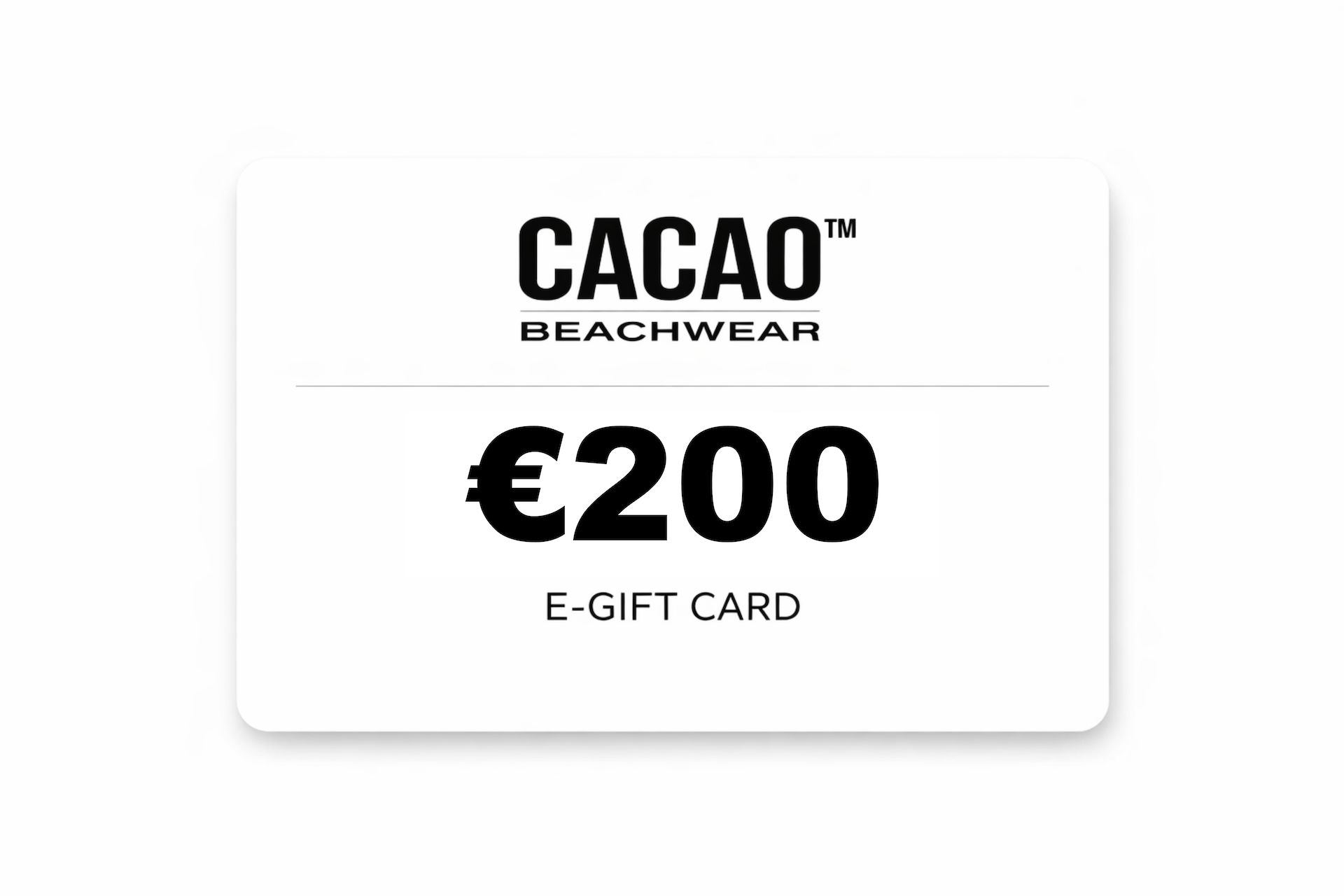 Δωροκάρτα CACAO Beachwear™️