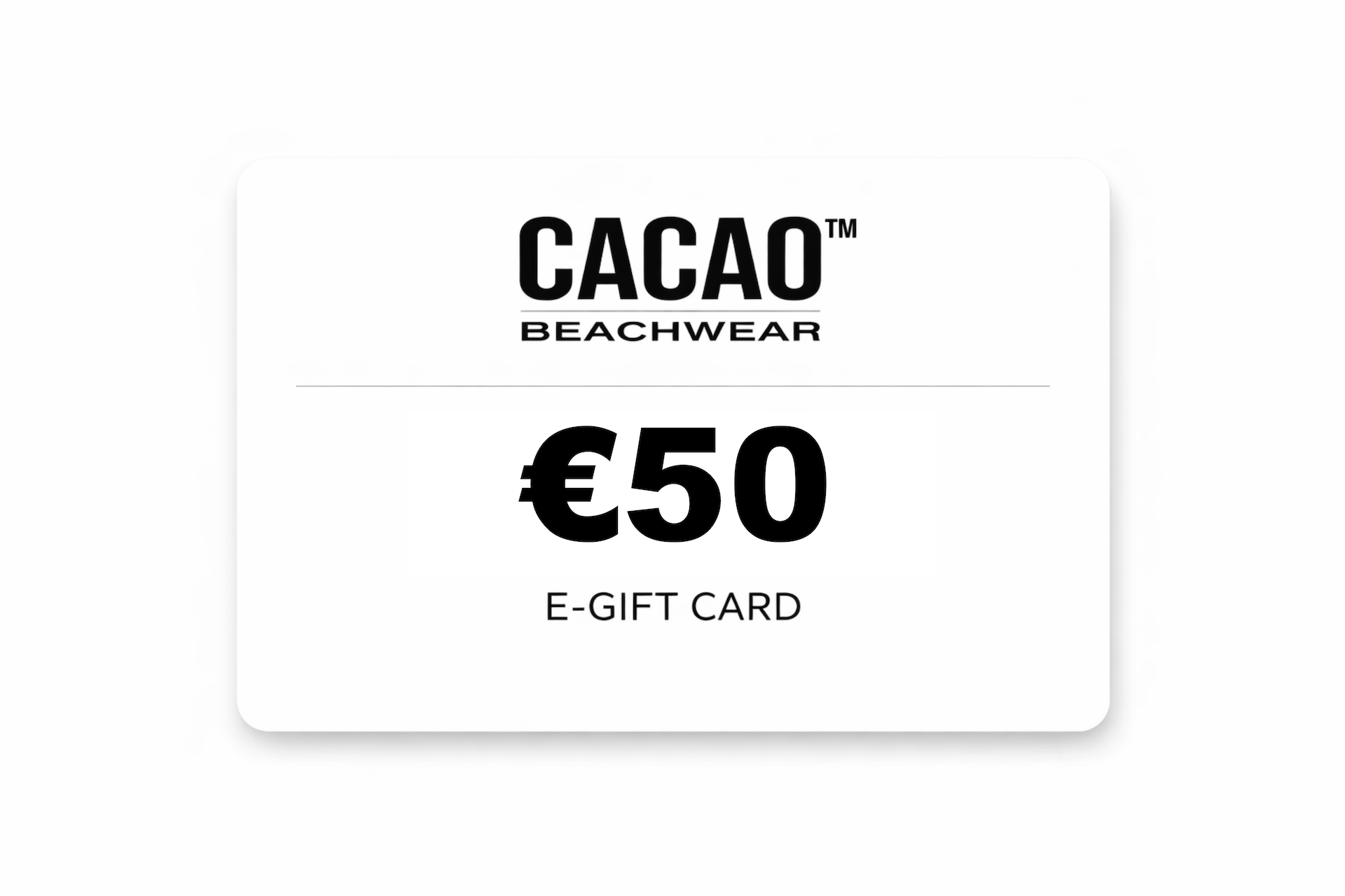Δωροκάρτα CACAO Beachwear™️