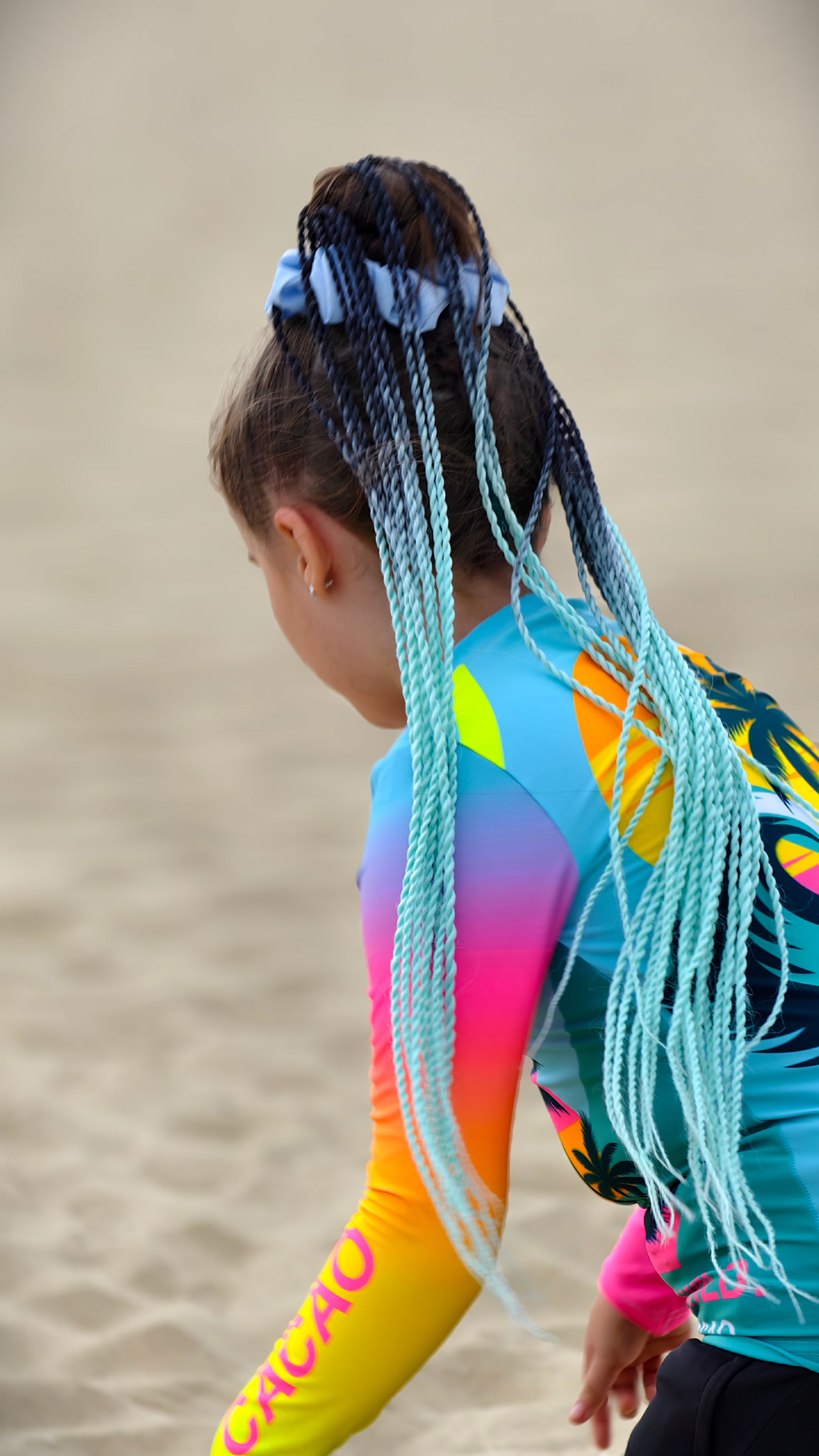 Παιδικό rashguard Ocean Joy CACAO Beachwear™️ με προστασία UV