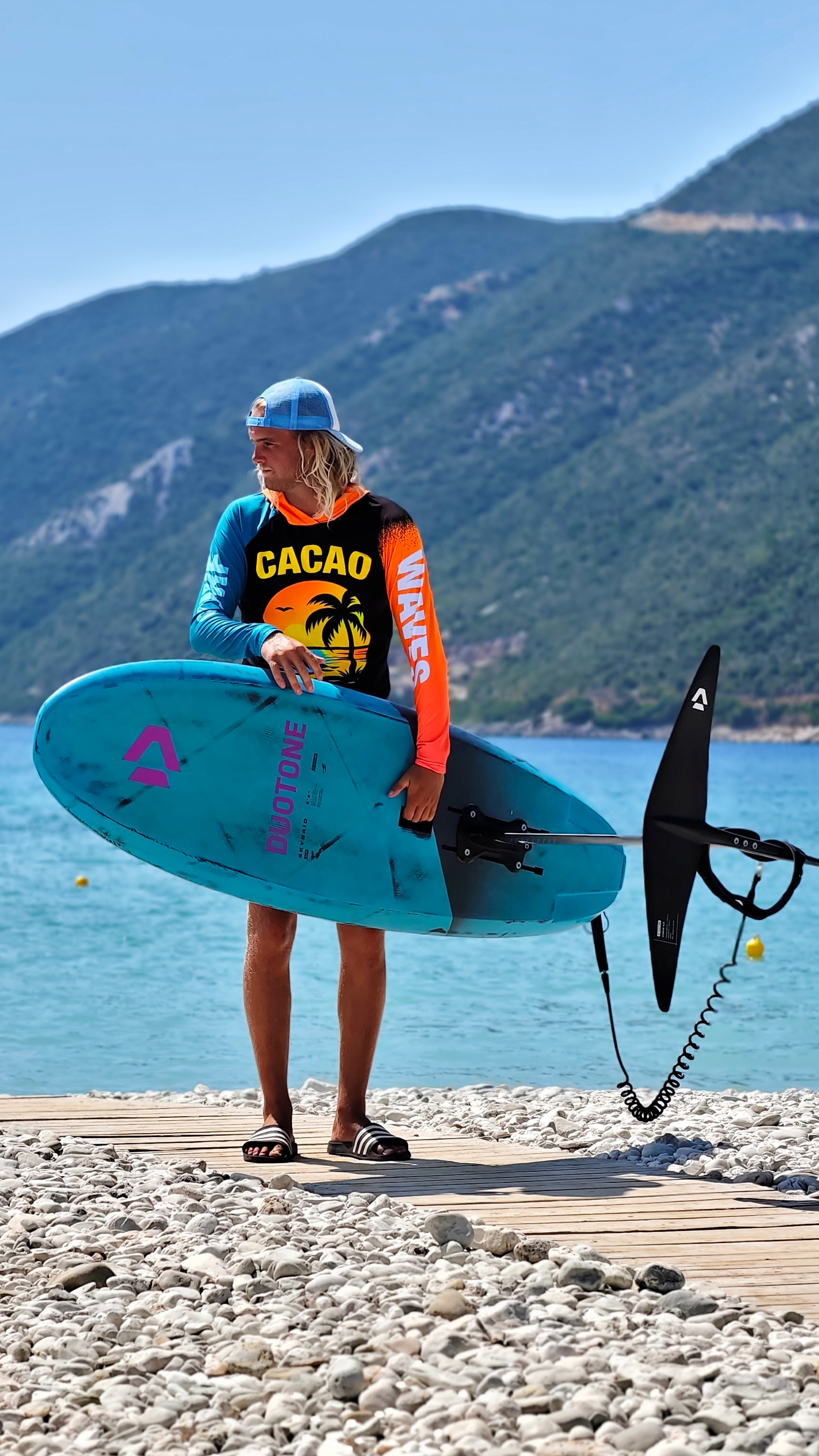 Ανδρικό rashguard Reef CACAO Beachwear™️ με προστασία UV
