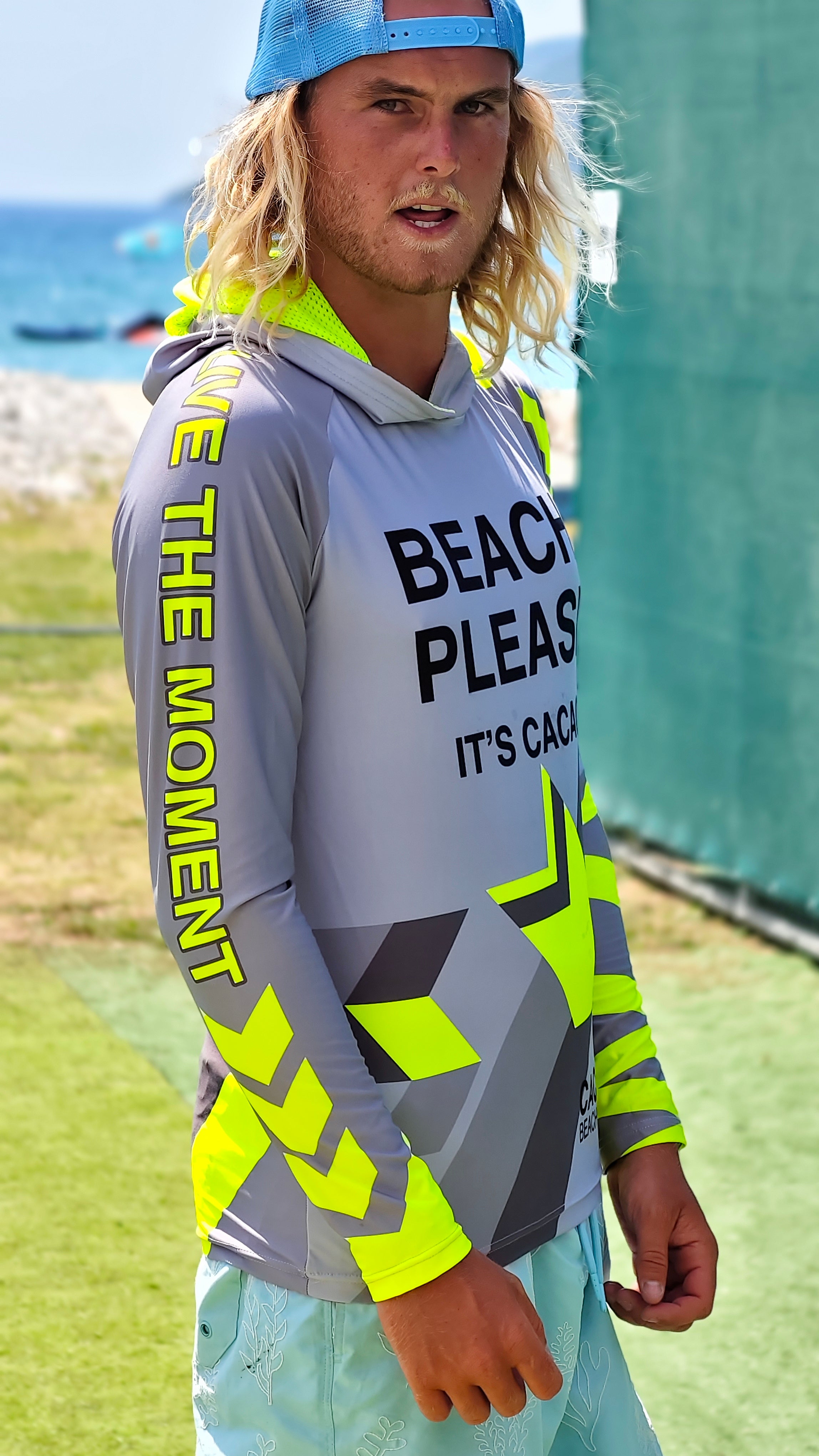 Ανδρικό rashguard Solar Vibes CACAO Beachwear™️ με προστασία UV
