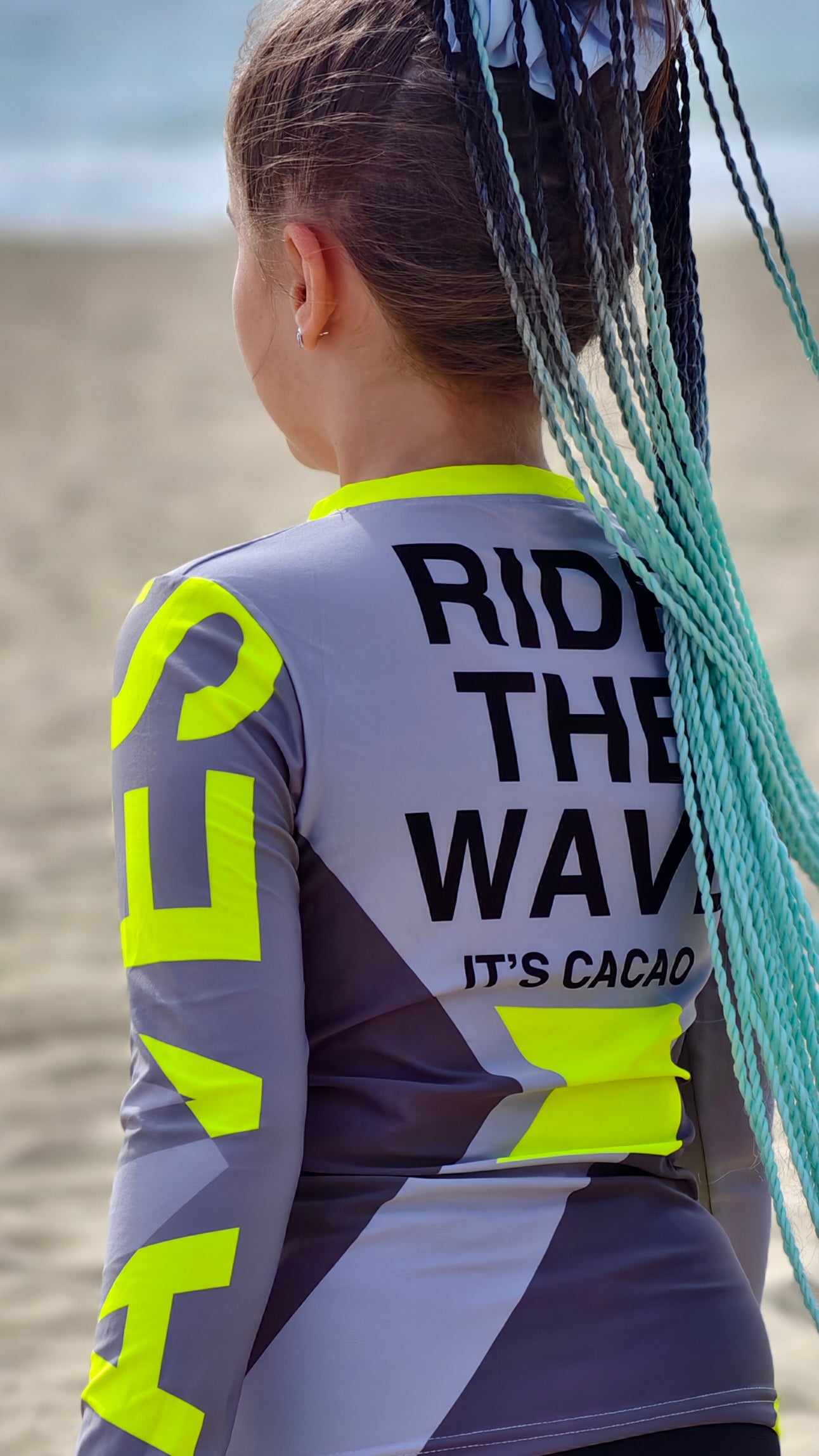 Παιδικό rashguard Solar Vibes CACAO Beachwear™️ με προστασία UV