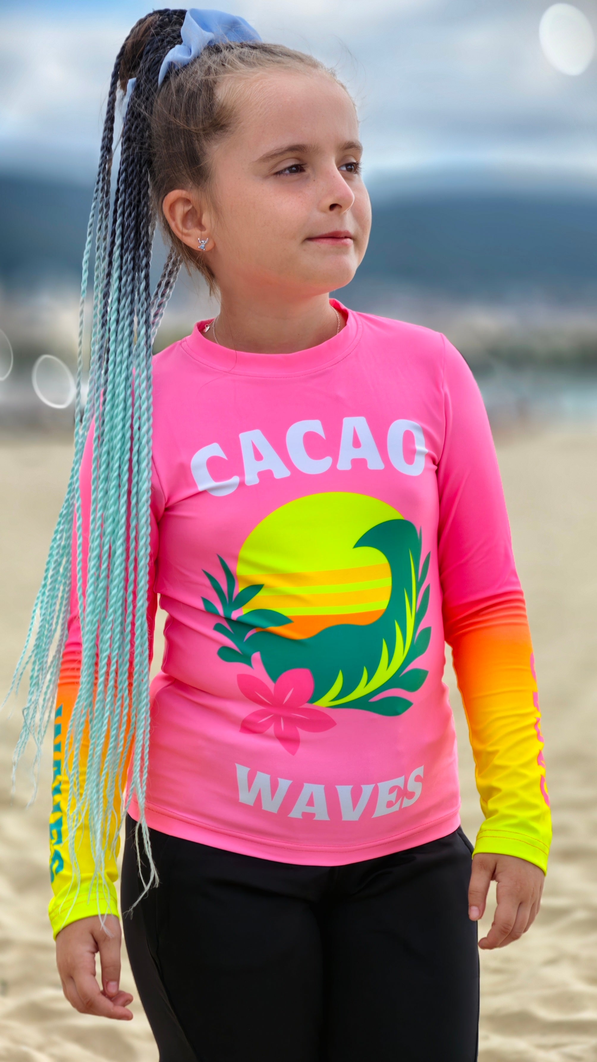 Παιδικό rashguard Sunshine CACAO Beachwear™️ με προστασία UV