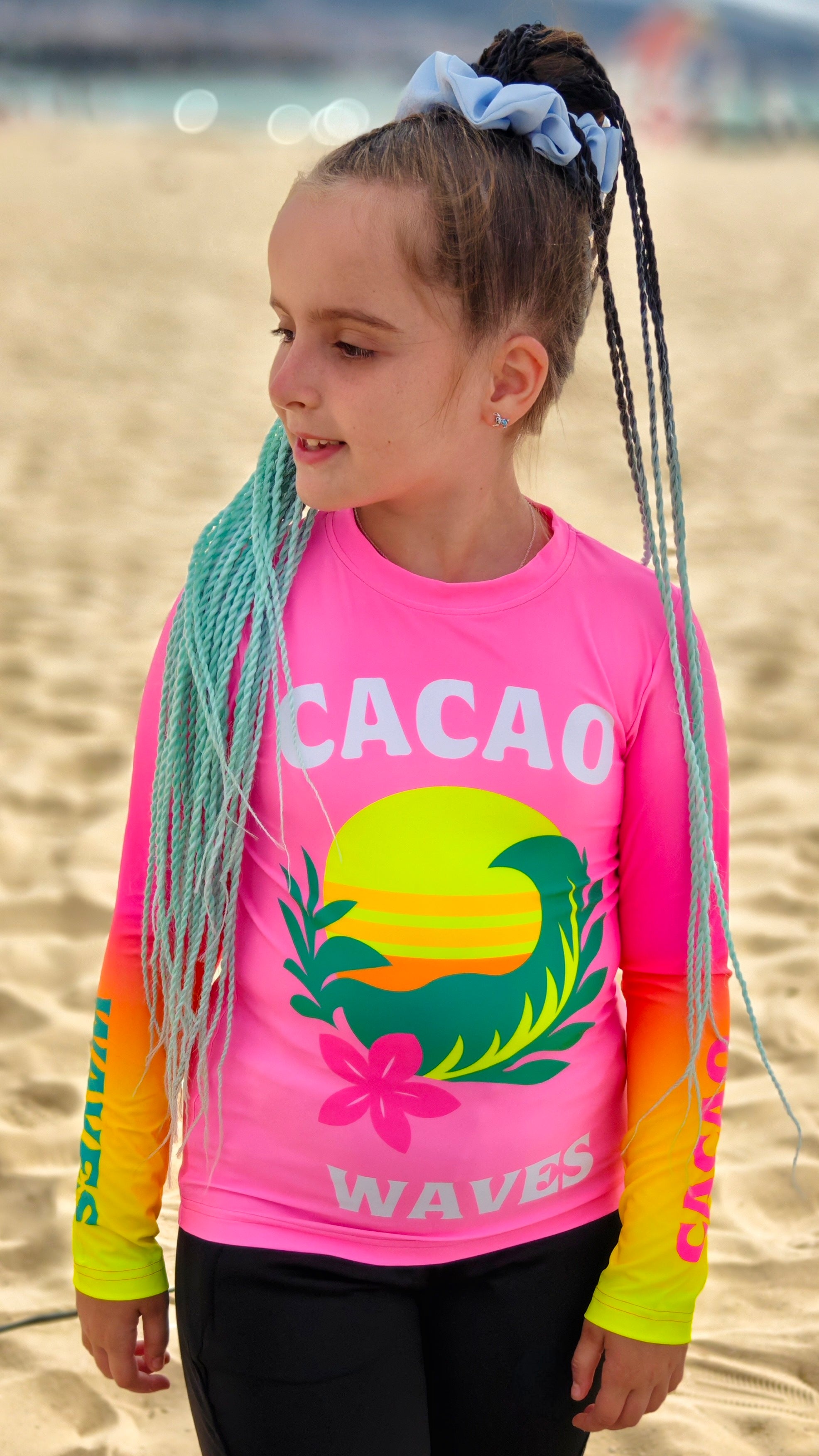 Παιδικό rashguard Sunshine CACAO Beachwear™️ με προστασία UV