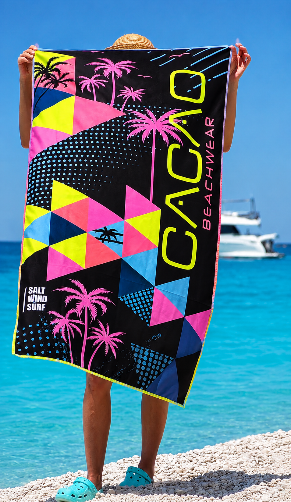 CACAO NanoDry Ultra Πετσέτα Παραλίας 75 × 160 cm
