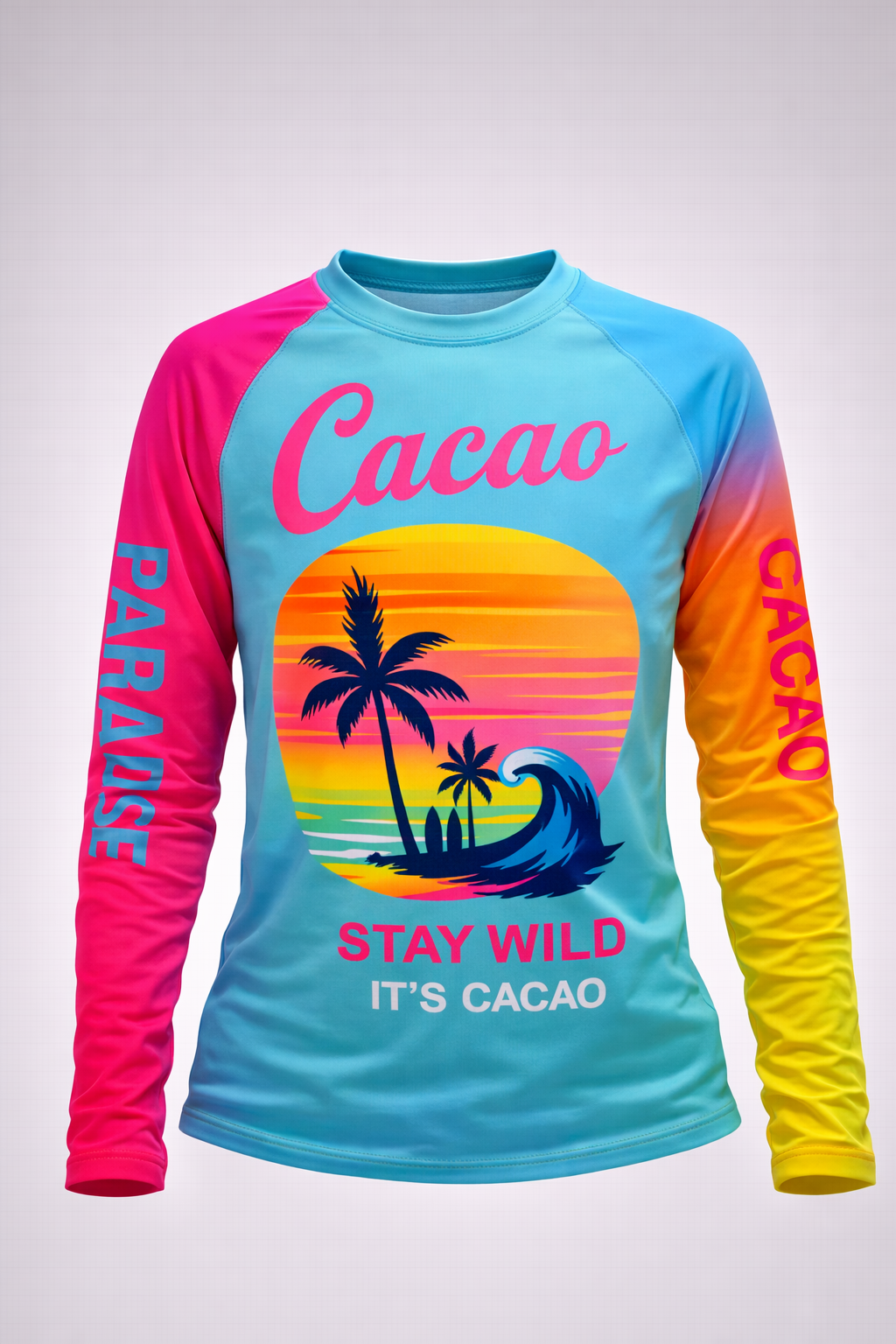 Παιδικό rashguard Ocean Joy CACAO Beachwear™️ με προστασία UV